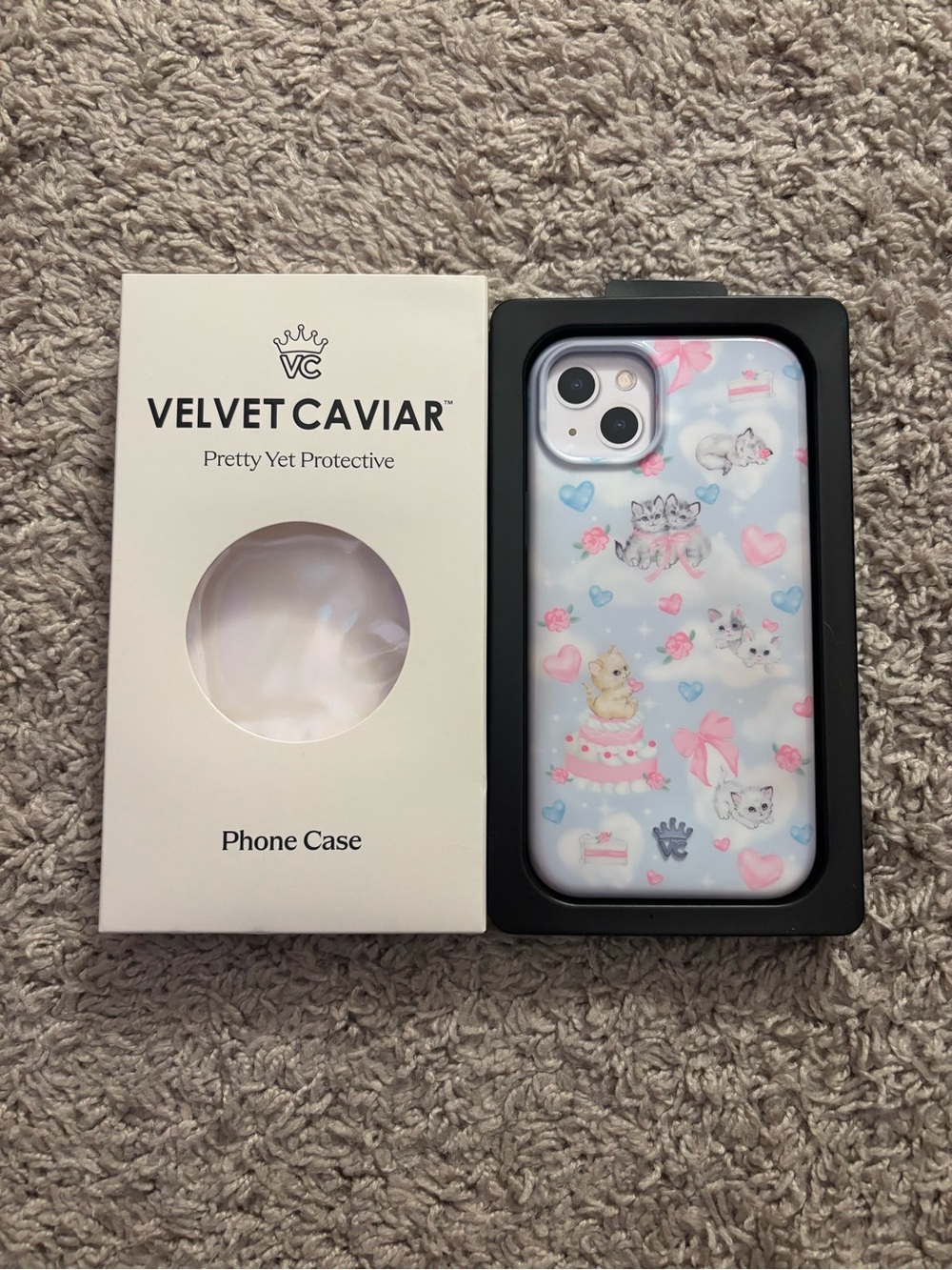 Velvet Caviar Kitten Kisses iPhone 15 Plus Case